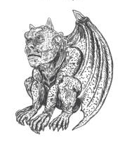 Runic guardian tattoo with cathedral symbols